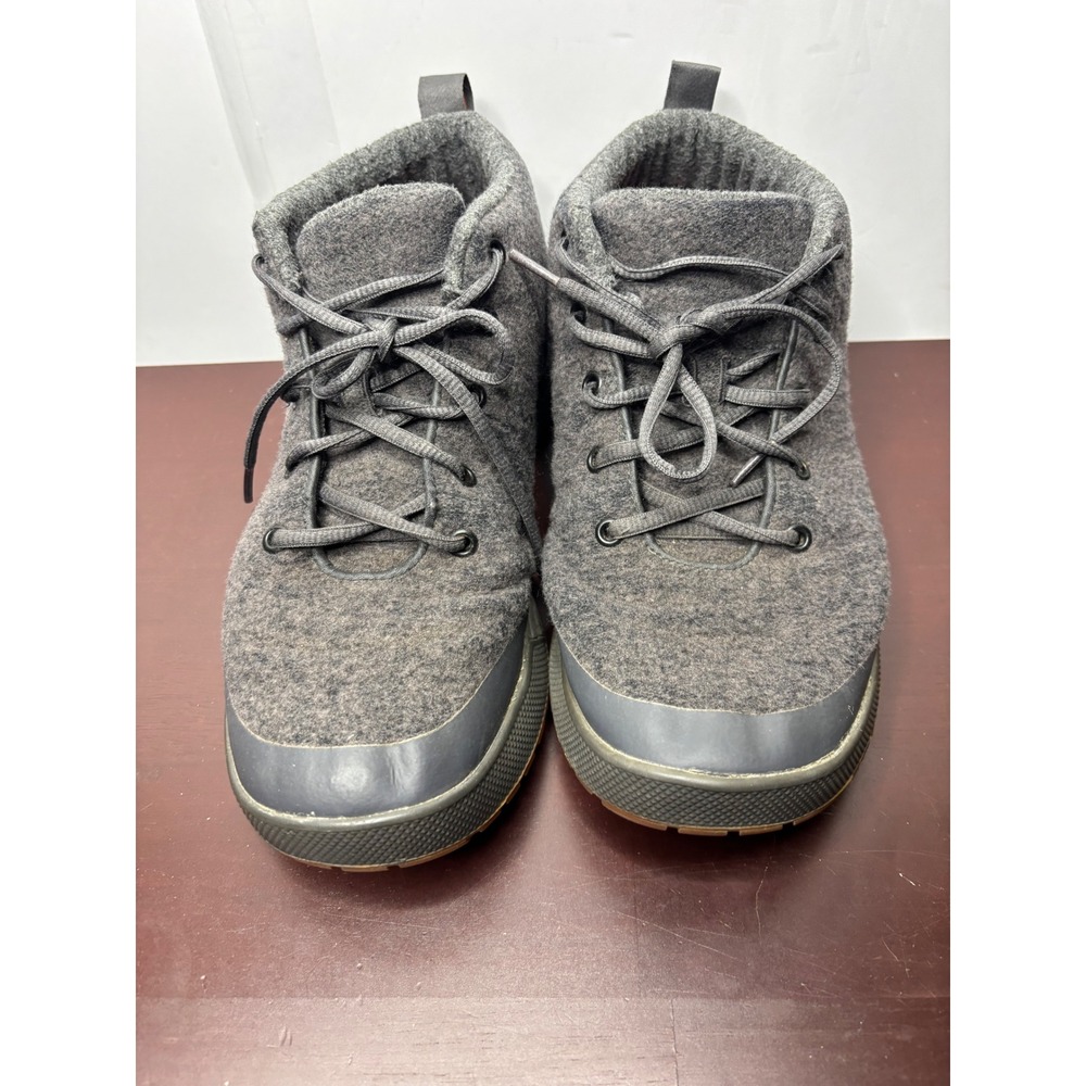 Grundens Deck Boss Ankle‎ Boots Mens 10 Gray Wool Felt Chukka 210135 60027025